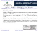 Diário de Justiça do Estado de Goiás (DJGO) de 26 de Novembro de 2020