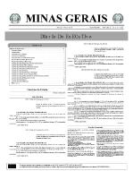 Diário Oficial do Estado de Minas Gerais (DOEMG) de 26 de Agosto de 2021