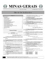 Diário Oficial do Estado de Minas Gerais (DOEMG) de 28 de Agosto de 2021