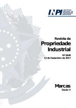 Revista da Propriedade Industrial (RPI) de 12 de Dezembro de 2017